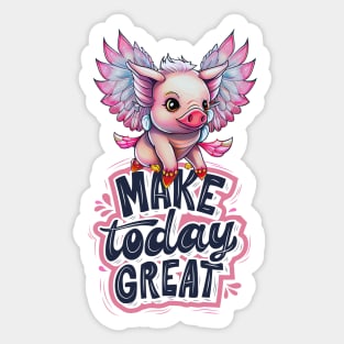 When Pigs Fly: Inspired Design Sticker